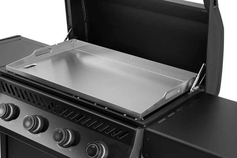 Napoleon Rogue PRO Phantom 30 Inch Griddle outdoor gas griddle with stainless steel cooktop at DDR BBQ Supply. 