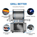Napoleon Rogue PRO S 525 RSIB Gas Grill RPS525RSIBNSS 2 RPS525RSIBPSS 2 DDR BBQ Supply