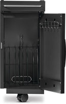 Napoleon Rogue PRO-S under grill storage cart matte black compatible with Phantom Series grills at DDR BBQ Supply