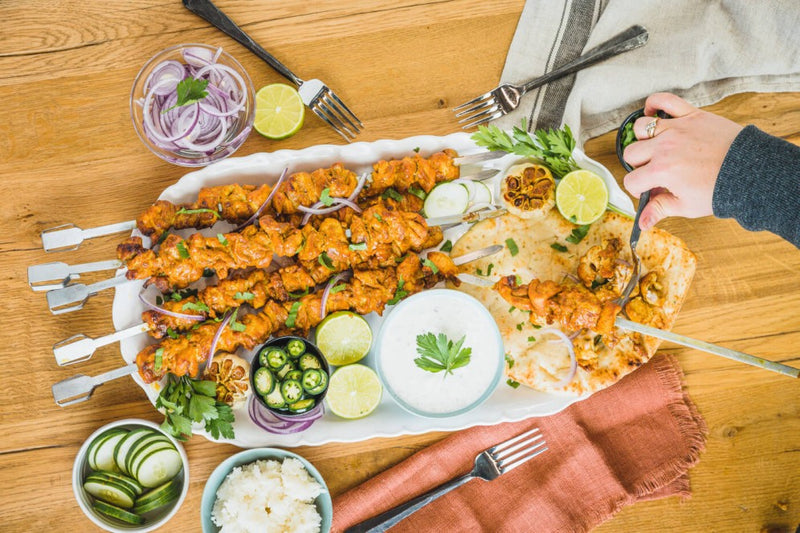 Napoleon Rotisserie Shish-Kebab Skewer Set with 6 removable skewers for perfect grilling – DDR BBQ Supply