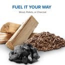 Napoleon Timberwolf Smokeless Portable Fire Pit 18 inch stainless steel at DDR BBQ Supply you can use wood, pellets, charcoal