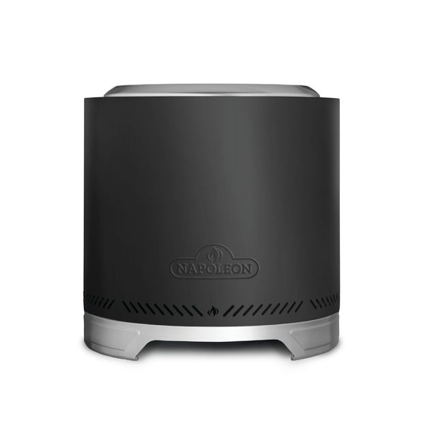 Napoleon Timberwolf Smokeless Portable Fire Pit 18 inch stainless steel at DDR BBQ Supply easy to clean with fire