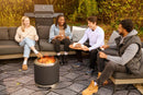 Napoleon Timberwolf Smokeless Portable Fire Pit 18 inch stainless steel at DDR BBQ Supply easy to clean outside on patio