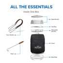 Napoleon Timberwolf Smokeless Portable Fire Pit 18 inch stainless steel at DDR BBQ Supply parts included