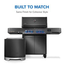 Napoleon Timberwolf Smokeless Portable Fire Pit 18 inch stainless steel at DDR BBQ Supply easy to clean matches Napoleon Phantom line