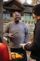 Napoleon TravelQ 285X Propane Portable Grill with Scissor Cart & Griddle with friends