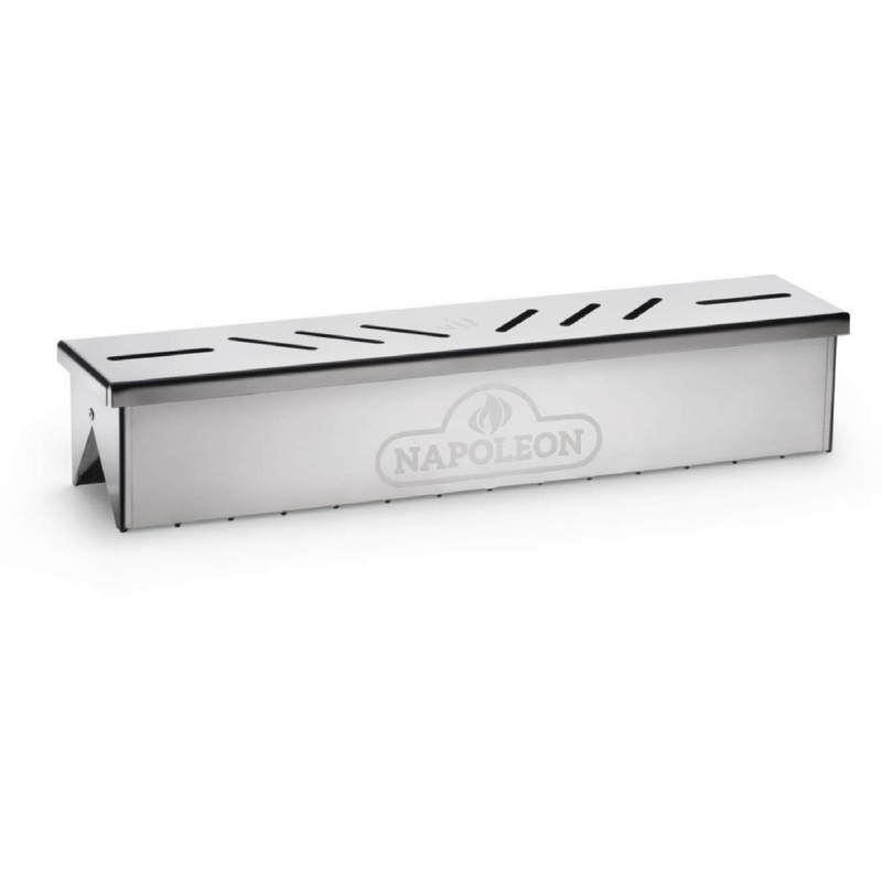 Napoleon stainless steel smoker box for gas grills adds wood smoke DDR BBQ Supply