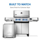 Napoleon Timberwolf Smokeless Portable Fire Pit 18 inch stainless steel at DDR BBQ Supply matches Napoleon Grills