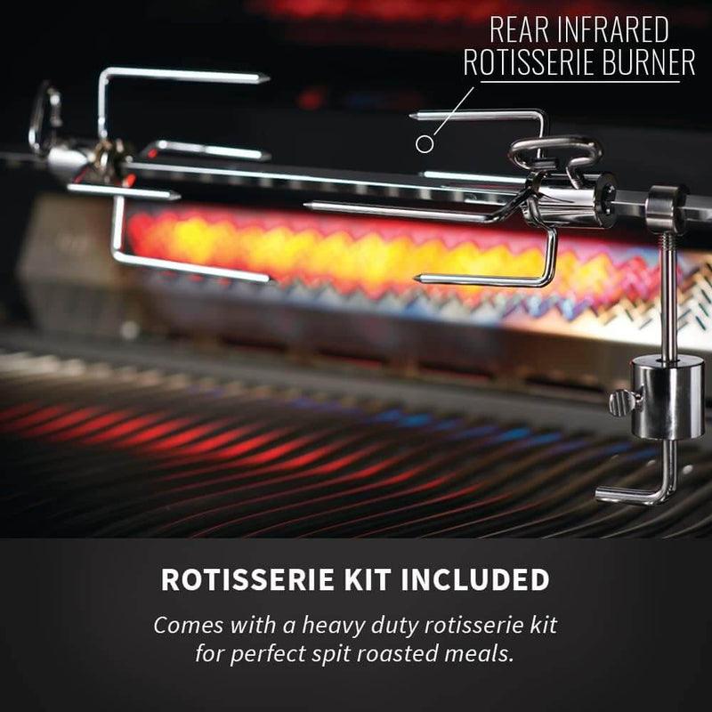 Napoleon Prestige® 500 RSIB Propane with Infrared Side and Rear Burners - P500RSIBPSS-3 Napoleon/Crawford Dimensions
