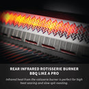 Napoleon Prestige® 500 RSIB Propane with Infrared Side and Rear Burners - P500RSIBPSS-3 Napoleon/Crawford Dimensions