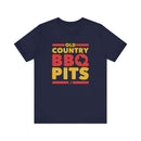 Old Country BBQ Pits Retro T-Shirt with soft cotton fabric and vintage BBQ style