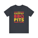Old Country BBQ Pits Retro T-Shirt with soft cotton fabric and vintage BBQ style