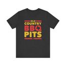 Old Country BBQ Pits Retro T-Shirt with soft cotton fabric and vintage BBQ style