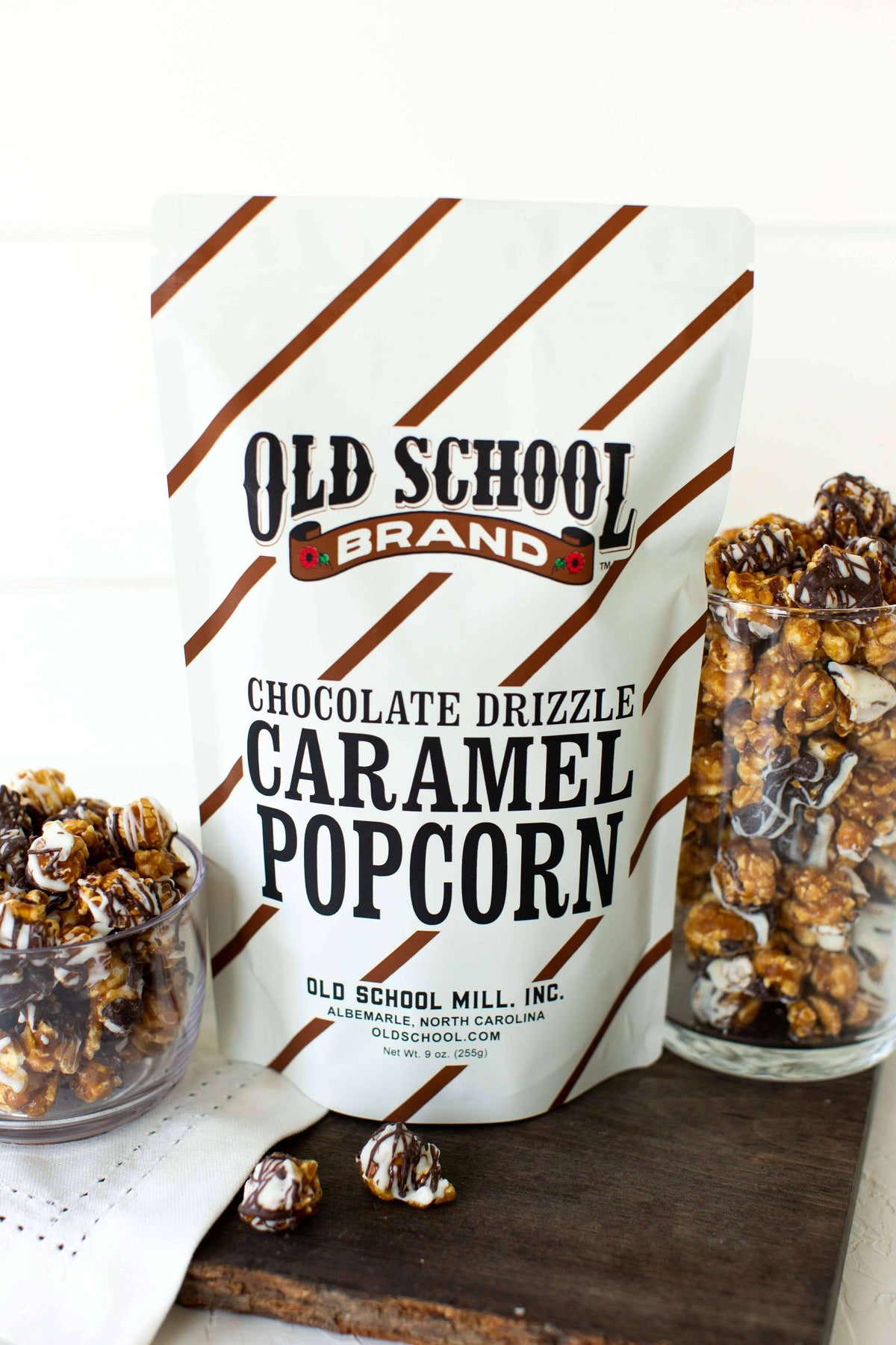 Chocolate Drizzle Caramel Popcorn Sweet Crunch Treat
