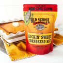 Old School Brand Kickin' Sweet Cornbread Mix sweet and spicy swicy cornbread at DDR BBQ Supply