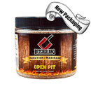 jar of open pit pork injection from Butcher BBQ