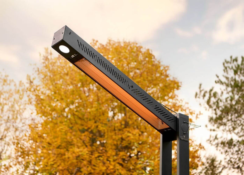 Phantom Freestanding Outdoor Electric Infrared Heater at DDR BBQ Supply close up of heater