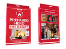 Prepared Hero Fire Blanket 39x39 – Quick, Easy Fire Suppression for Home or Grill – DDR BBQ Supply