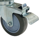 Primo All-In-One Oval JR 200 Charcoal Ceramic Kamado Grill wheels