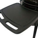 Primo All-In-One Oval LG 300 Charcoal Ceramic Kamado Grill side shelf