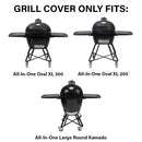 Shop Primo Grill Cover PG00413 for Oval LG 300 Oval JR 200 and Large Round Kamado freestanding protection from wind debris and sun