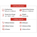 Primo All-In-One Oval XL 400 Ceramic Kamado Grill (Model PGCXLC)