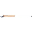 Primo PG00770 steel grate cleaning bar with wood handle and pronged tip for grill maintenance