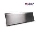 Rectangular stainless steel Pimp My Grill® Bodyguard grease and paint protector for Traeger Pro 575 / Pro 22 / Redland / Ironwood 650, featuring a Made in America badge.