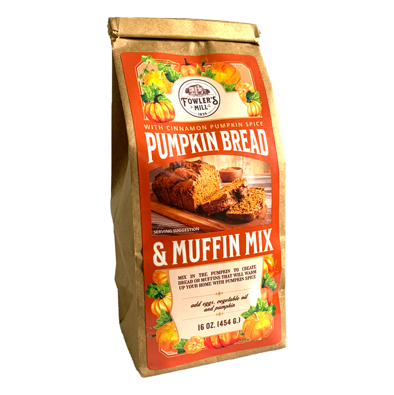 Pumpkin bread and muffin mix from Fowler's Mill at DDR BBQ Supply