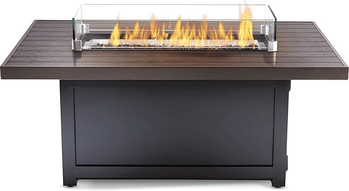 Rectangle Windscreen for Muskoka, Victorian and Hamptons Fire Tables at DDR BBQ Supply