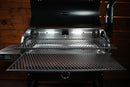 Open Recteq RT-700 / RT-680 | Pimp My Grill® Gen2 Slide-Out Rack System - 2 Racks with two stacked, slide-out metal wire cooking racks.