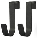 Here’s a rewritten version using your product data: The Lovely Home Icon Multi-Purpose Hooks are black metal J-shaped hangers designed for space-saving organization on doors or kitchen cabinet doors—perfect for hanging clothes, coats, hats, towels, and more.