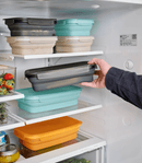 Secondz Collapsible Food Storage 3pc Starter Set for kitchen organization and meal prep