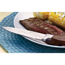 Set of 4 steak knives with forged stainless steel blades and rosewood handles