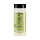 A bottle of War Pig Sgt. Butter BBQ Rub by WarPig BBQ showcases its green nutrition label and ingredients. Perfect as an all-purpose seasoning, the bottle features a black cap and branding, with social media information displayed beneath the nutrition facts.