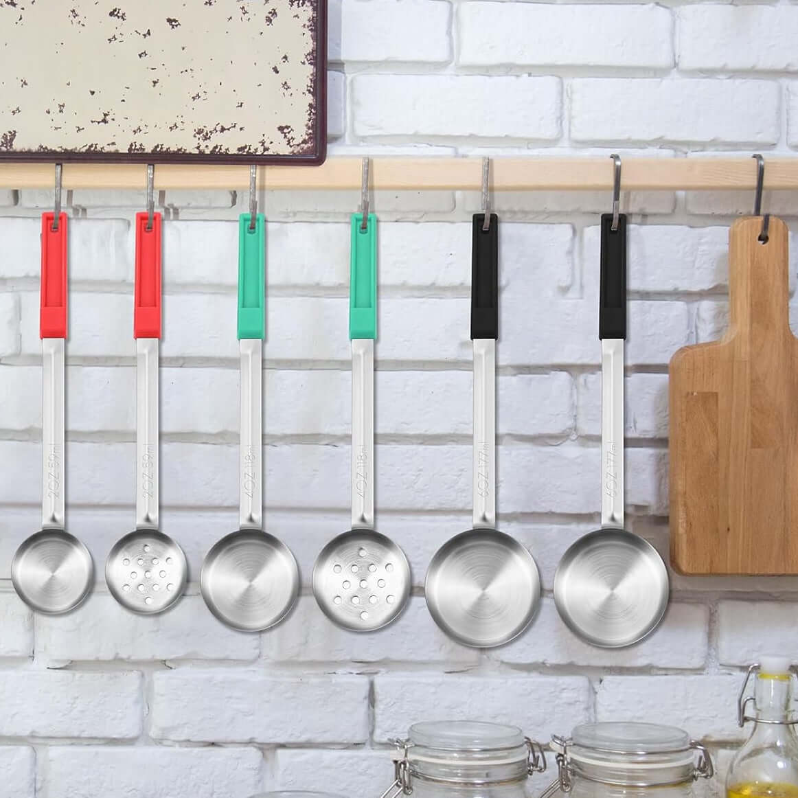 Serve Perfect Portions Every Time with 6pc Serving Spoons Set