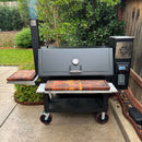 Shop BBQ Boards Lone Star Grillz 20 x 42 Front and Side Board Set grill cutting board system for pellet smoker