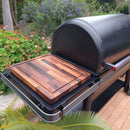 Shop BBQ Boards Traeger Ironwood side board with juice groove and stainless hardware for pellet grill prep space