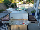 Shop BBQ Boards Weber Genesis Side Boards matching pair large grill cutting boards for Genesis 300 and 400 series grills