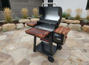 Shop BBQ Boards Weber Searwood 600 Deluxe Set three piece grill cutting board system for pellet grill prep