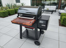 Shop BBQ Boards Weber Searwood 600 Front Board large grill cutting board for pellet grill with folding front table