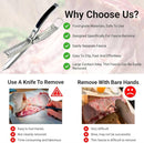 Shop DDR BBQ Supply stainless steel rib prep tool membrane remover for easy rib skin removal