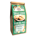 Fowler's Mill Sugar Cookie Baking Mix by Fowler's Mill features images of cookies and baking ingredients—ideal for homemade sugar cookies and creative cookie decorating.
