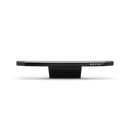 The Gozney Dome Gen 2 Mantel is a sleek, rectangular black oven work surface featuring the Gozney brand name on the right side, shown from the front against a plain white background.