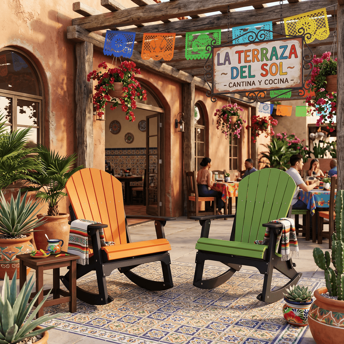 Durable Outdoor Rocking Chair Built for All Weather Comfort