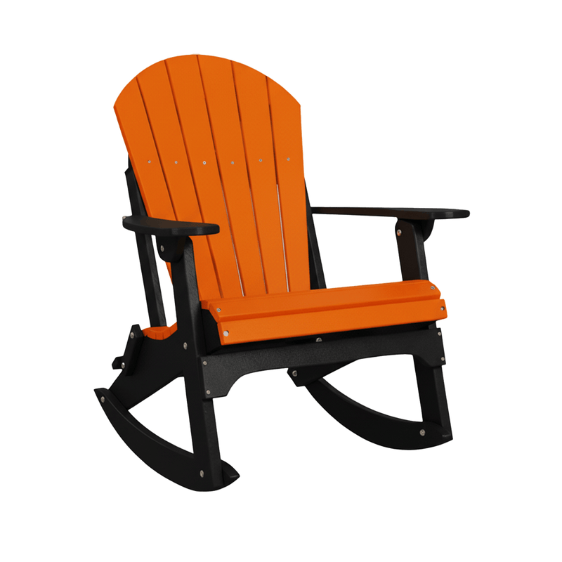 椅子 DULTON rocking chair argon orange Durable Outdoor Rocking Chair Built for All Weather Comfort