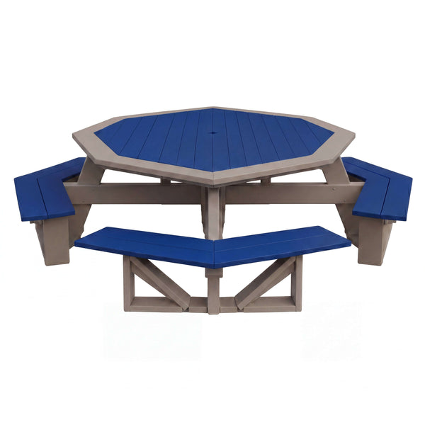 Rustic Outdoor Seating in Dark Green & Cedar Wood