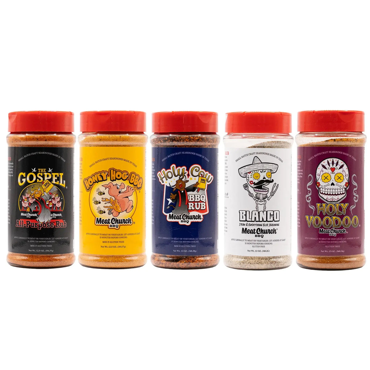 Five Essential BBQ Rubs in One Bundle