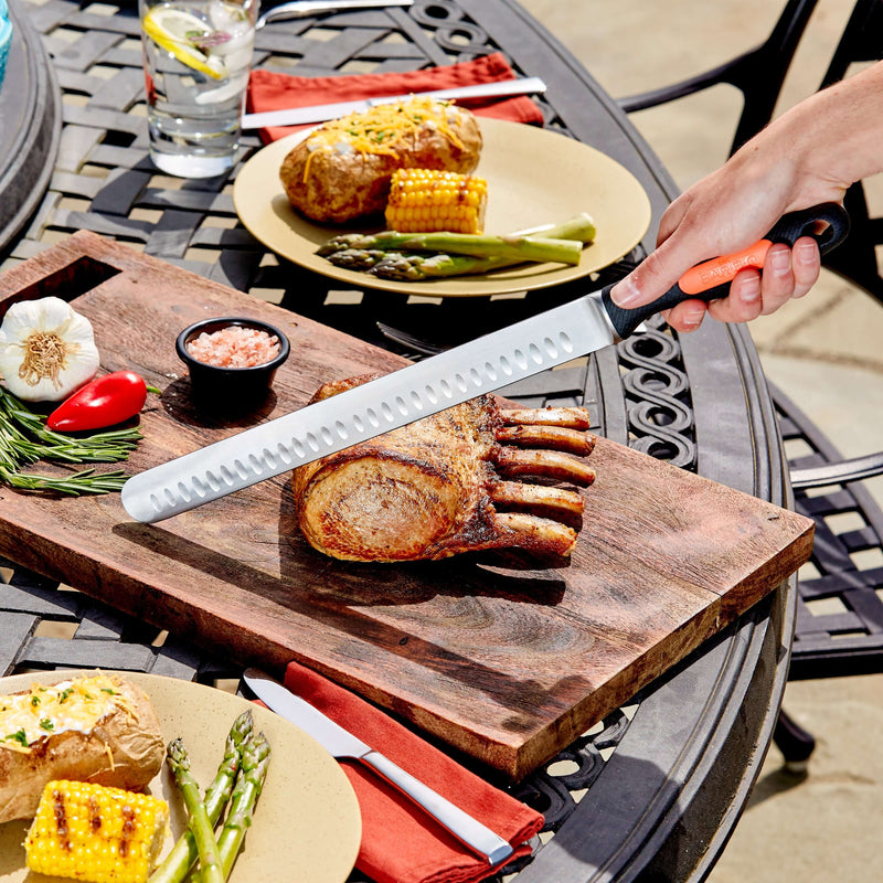 Shop Mr. Bar-B-Q Brisket Slicing Knife at DDR BBQ Supply for precision meat carving and pro-level slicing.