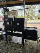 Shop Myron Mixon Large Capacity Offset Smoker with Insulated Firebox from DDR BBQ Supply